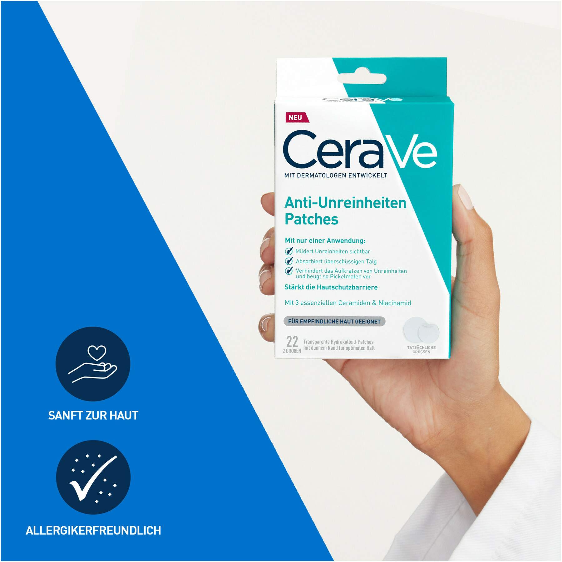 Cerave Anti-Unreinheiten Patches 22 Pflaster
