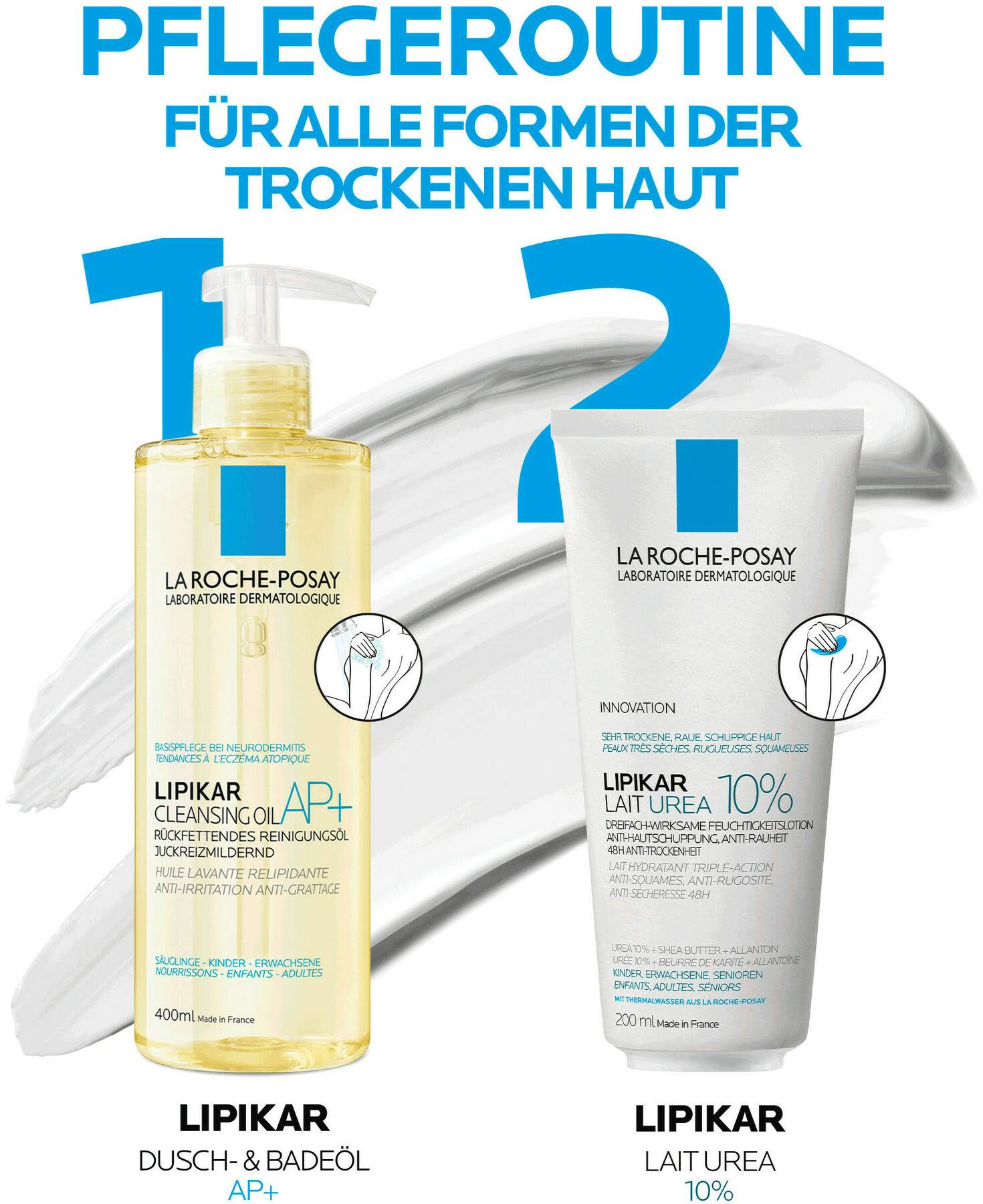 La Roche Posay Lipikar Lait Urea 10% 200 ml Milch