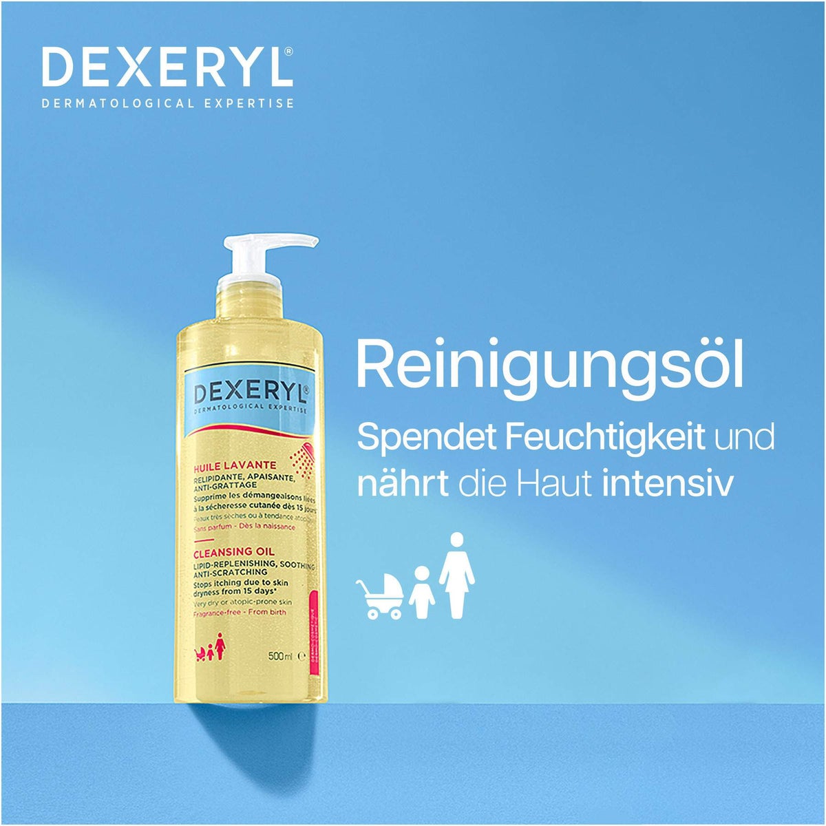 Dexeryl Reinigungsöl 500 ml