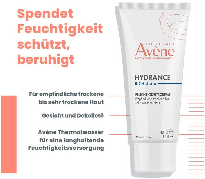 Avene Hydrance reichhaltige Feuchtigkeitscreme 40ml