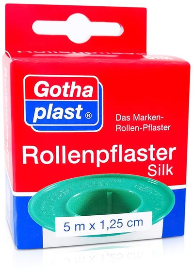 Rollenpflaster Silk 1,25 cm X 5 M 1 Pflaster