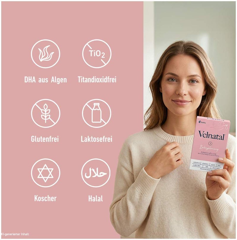 Velnatal Babyplanung 90 Weichkapseln