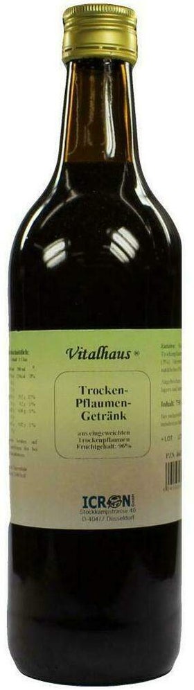 Trockenpflaumen Saft Vitalhaus