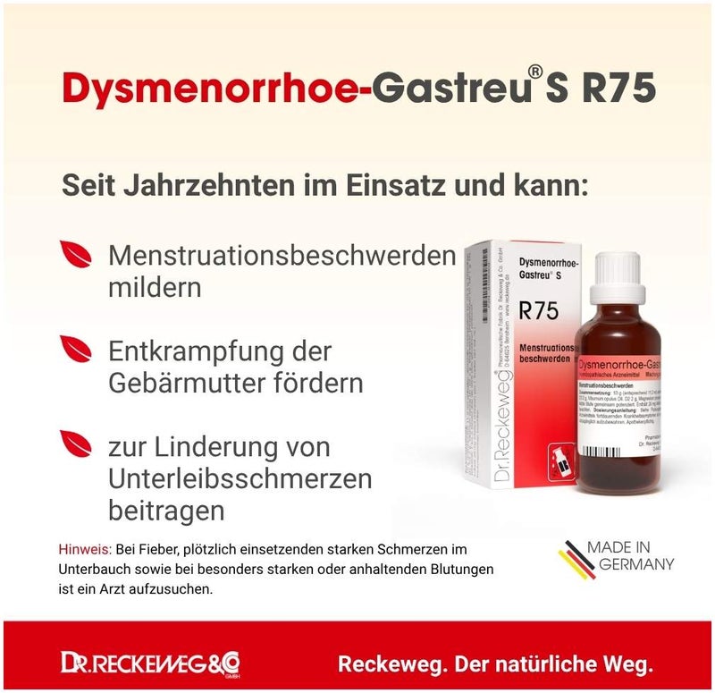 Dysmenorrhoe Gastreu S R75 22 ml Tropfen zum Einnehmen