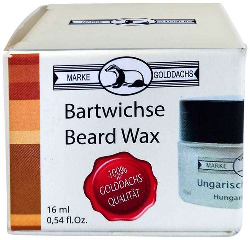 Bartwichse Ung.In der Glasdose Golddachs 16ml