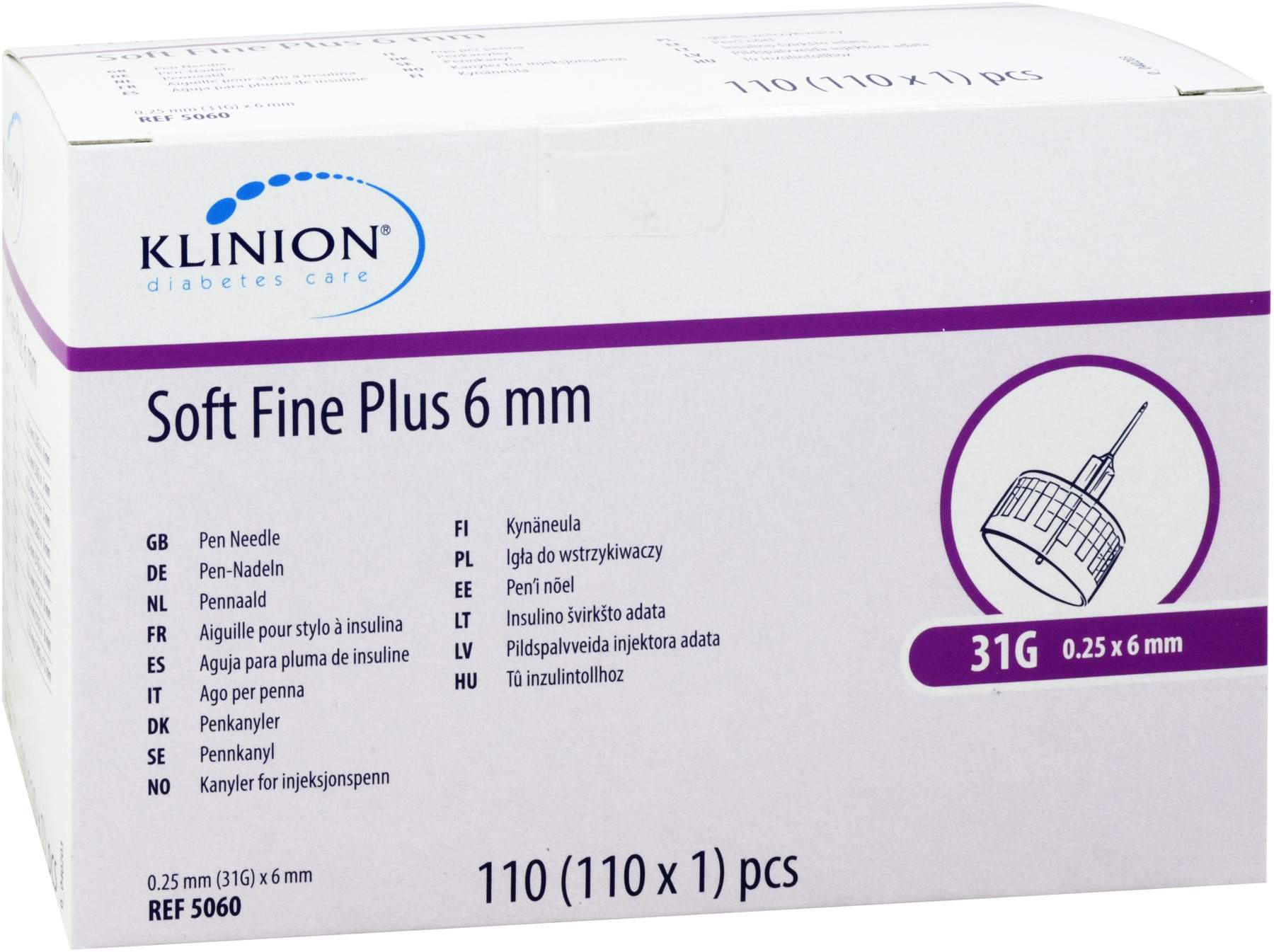 Soft Fine Plus Kanülen 6mm 31g 0,25mm Cpc