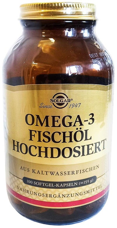 Solgar Omega-3 Fischöl Hochdosiert Kapseln