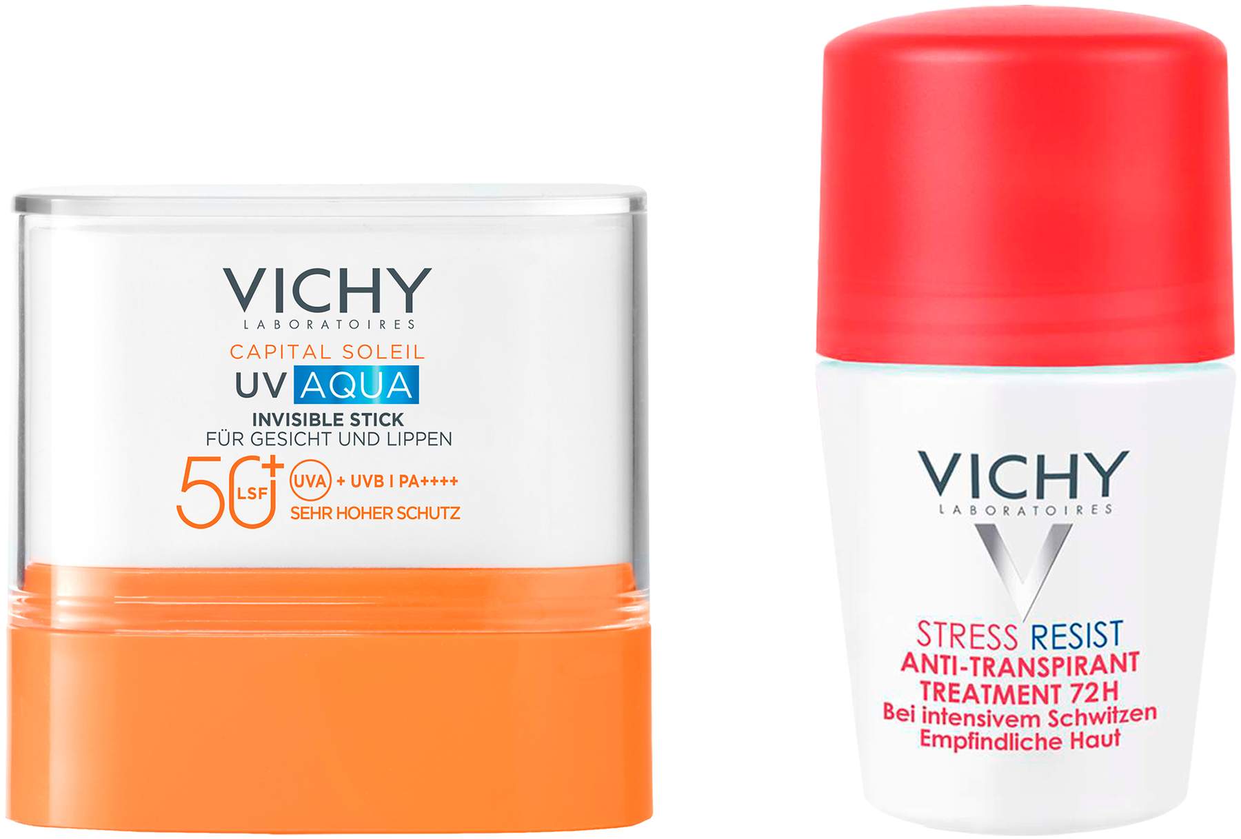 Vichy Capital Soleil UV-Aqua Stick LSF 50+ 9 g + gratis Vichy Deo Stress Resist 72h 50 ml
