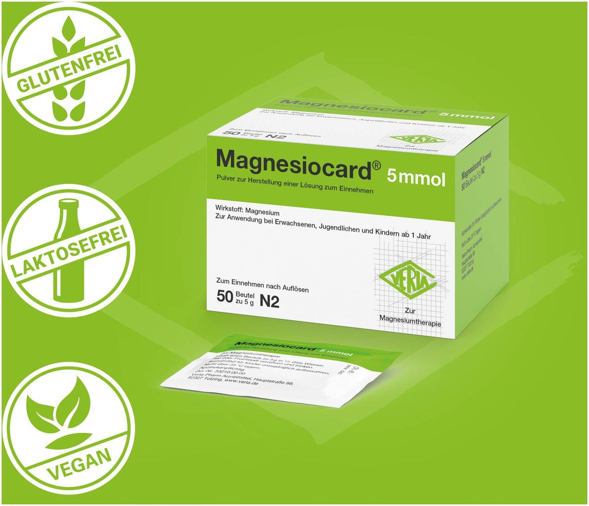 Magnesiocard 5 Mmol Pulver 10 X 50 Beutel