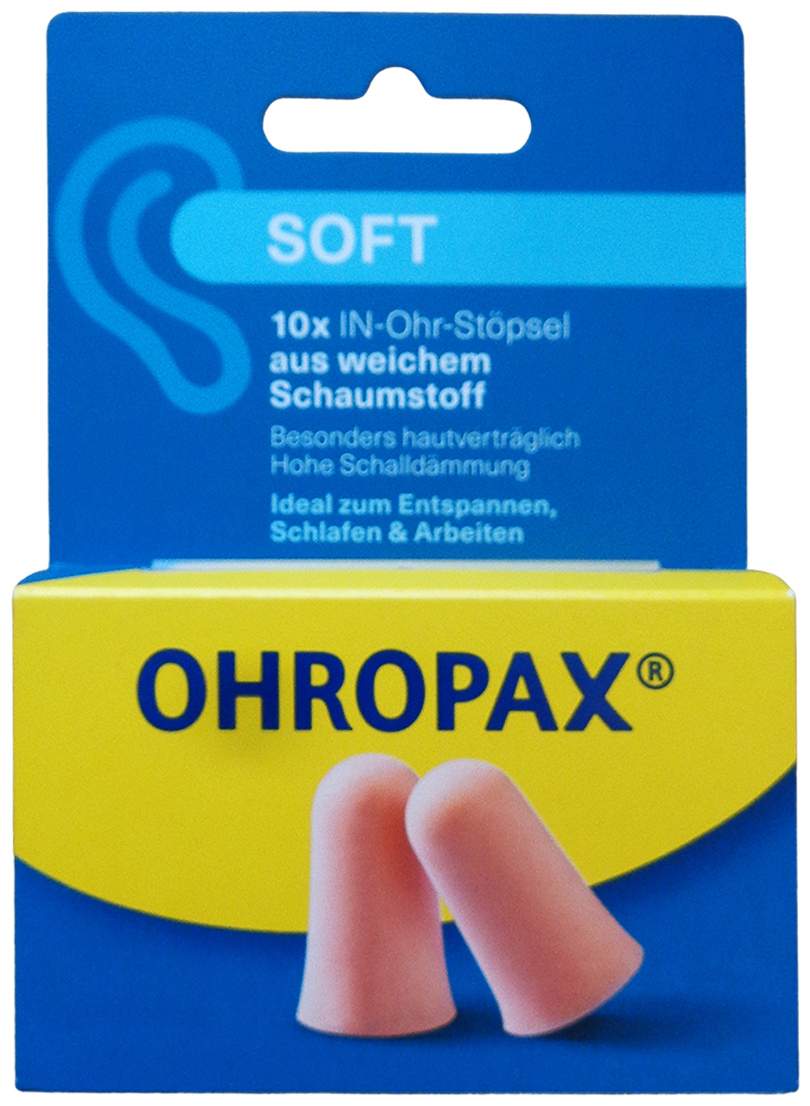 Ohropax soft Schaumstoff In-Ohr Stöpsel 10 Stück