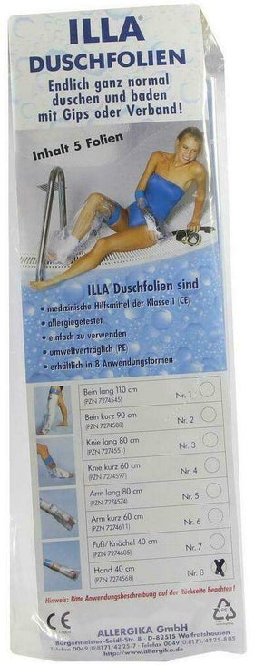 Duschfolien Hand 40cm