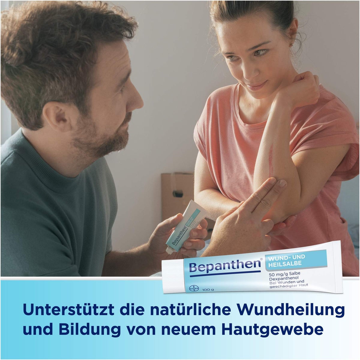 Bepanthen Wund und Heilsalbe 100 g + Antiseptische Wundcreme 20 g