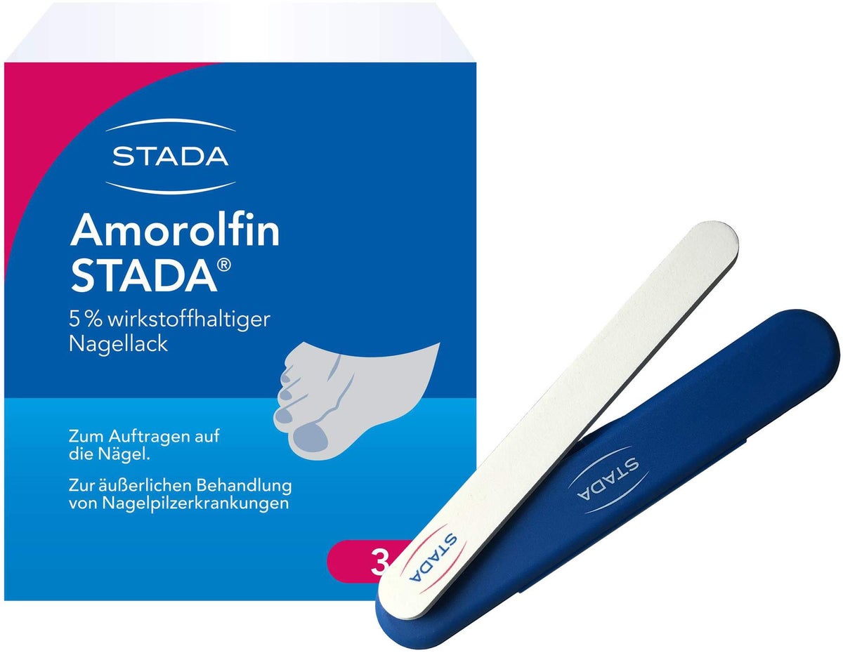 Amorolfin Stada 5% Nagelack 3 ml + gratis Nagelpfeile