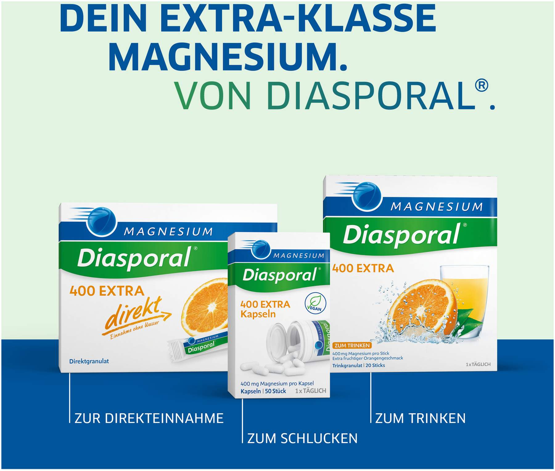 Magnesium Diasporal 400 Extra 100 Kapseln