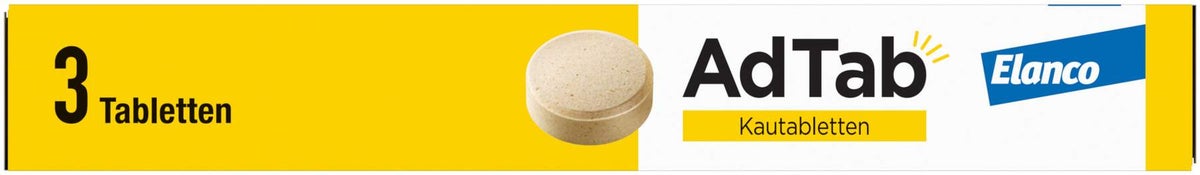 AdTab 900 mg für sehr große Hunde (22-45 kg) 3 Kautabletten