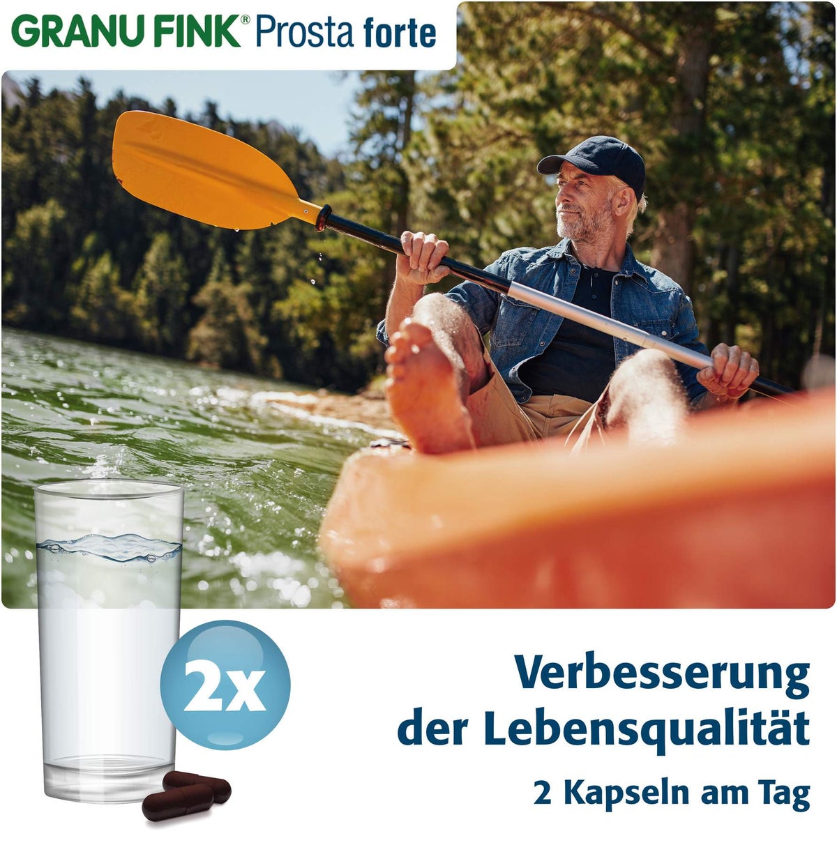 Granu Fink Prosta forte 500 mg 140 Kapseln