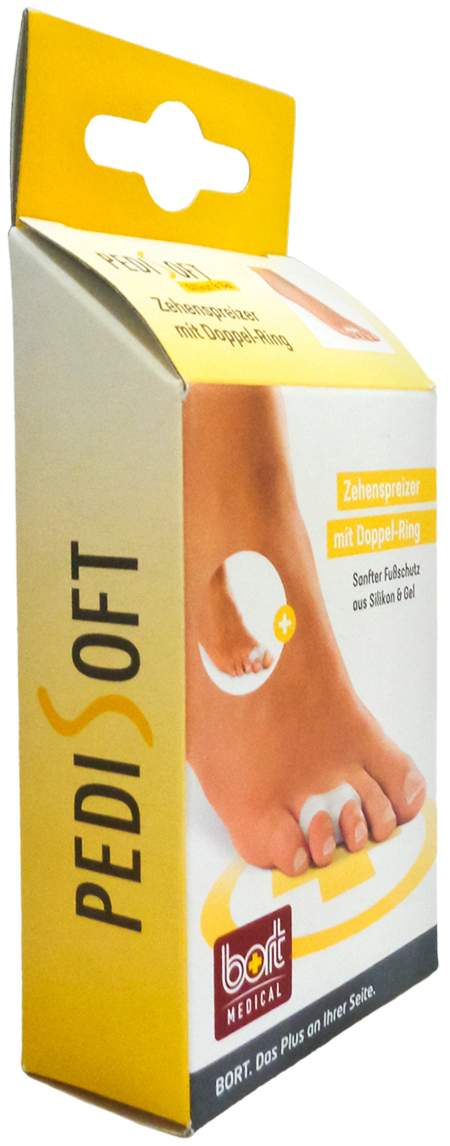 Bort Pedisoft Zehenspreizer M.Doppel-Ring Large 2 Stück