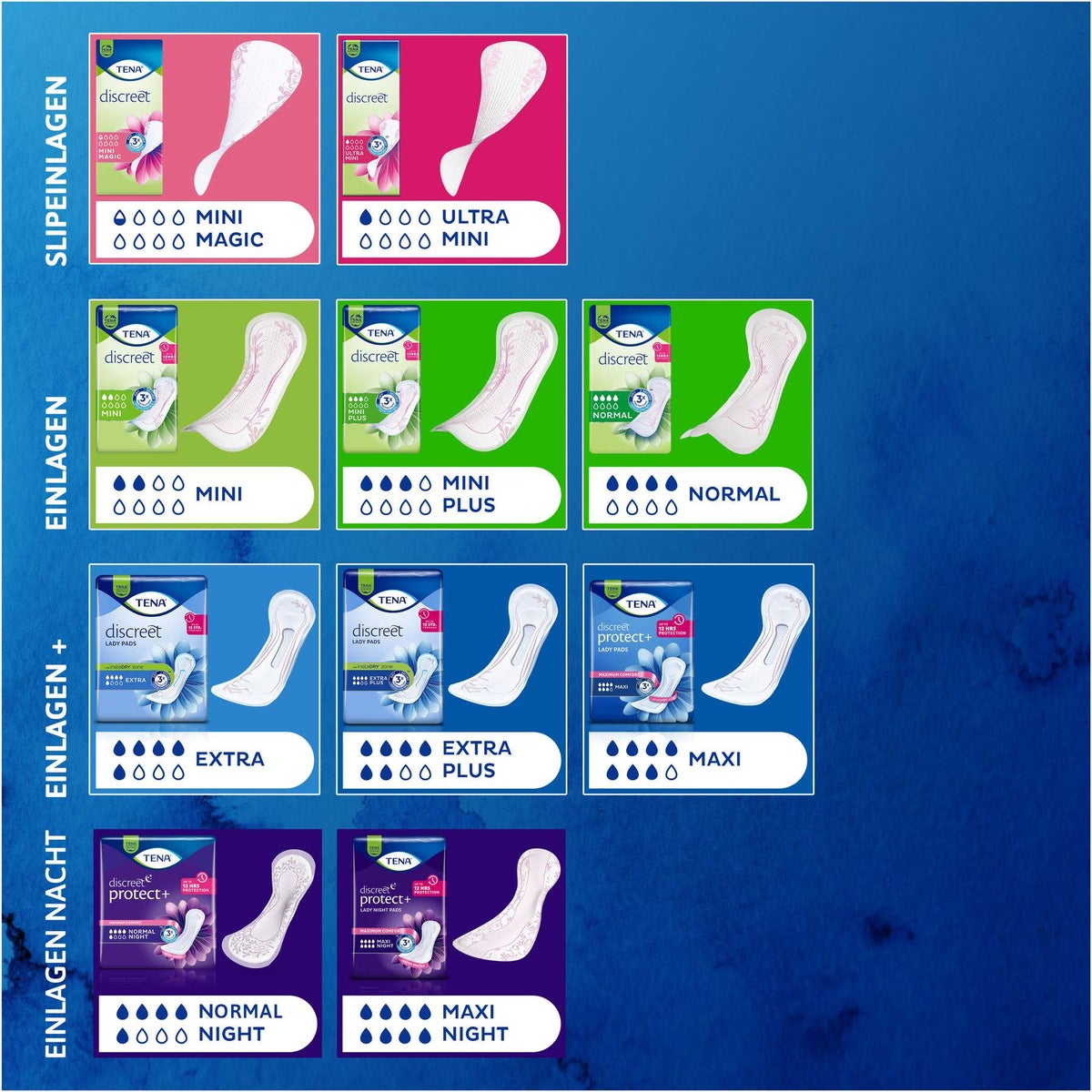 Tena Lady discreet Inkontinenz PADS mini 30 Stück
