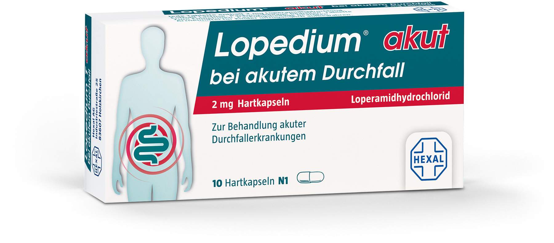 Lopedium akut bei akutem Durchfall 10 Kapseln