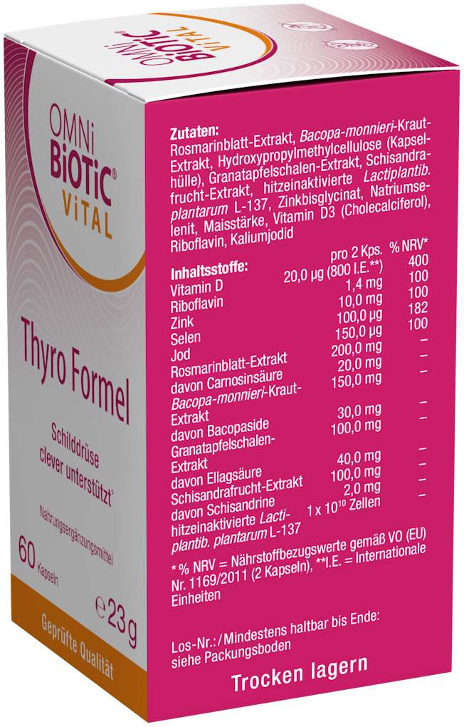 Omni Biotic Vital Thyro Formel 60 Kapseln