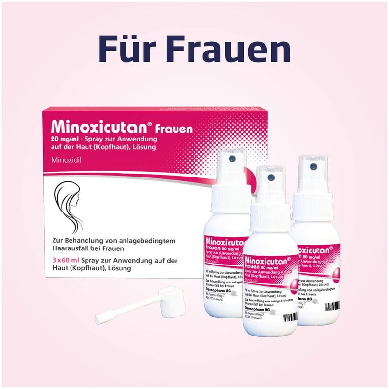 Minoxicutan  Frauen 20 mg Je ml Spray 60 ml