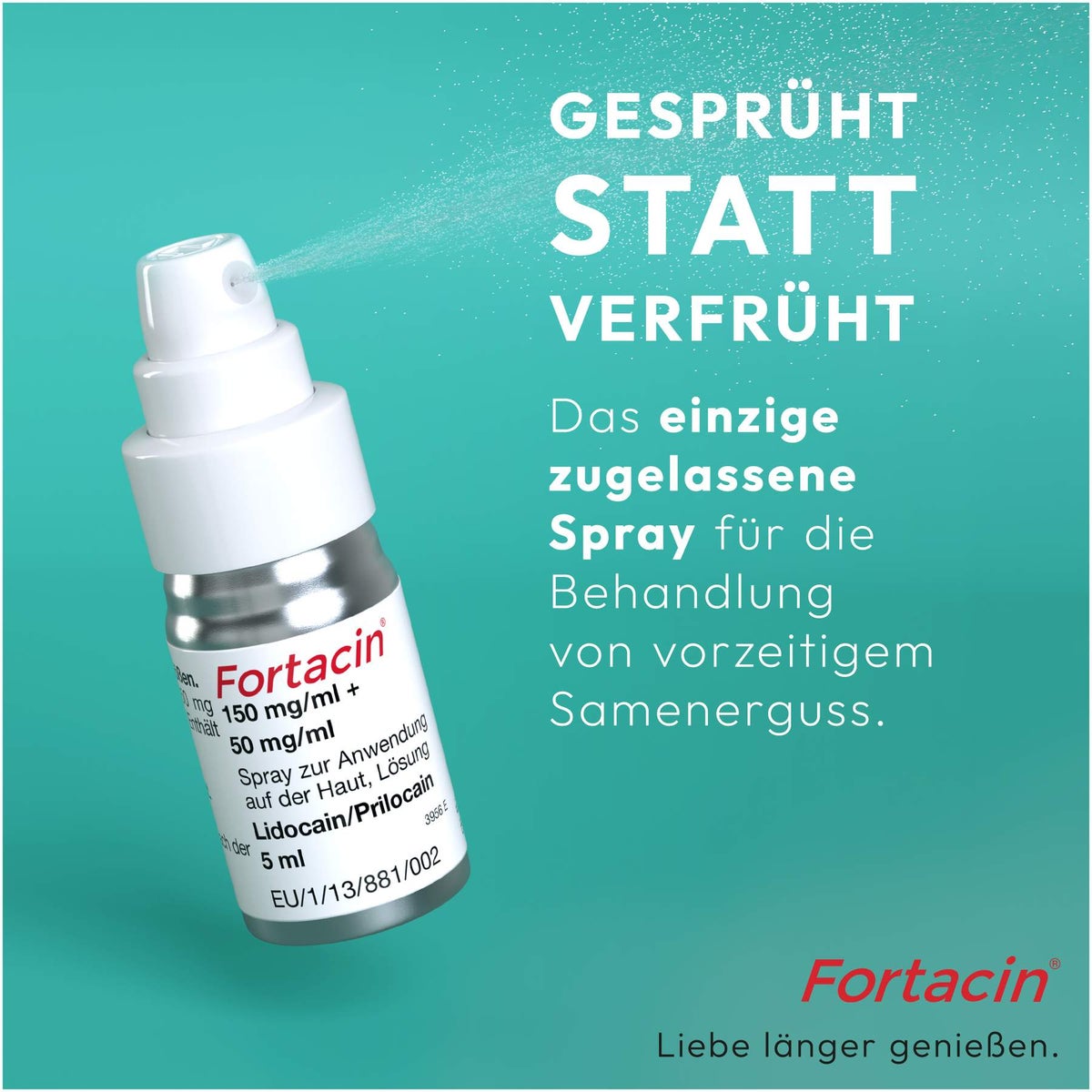 Fortacin 150 mg pro ml + 50 mg pro ml 5 ml Spray zur Anwendung auf der Haut 5 ml