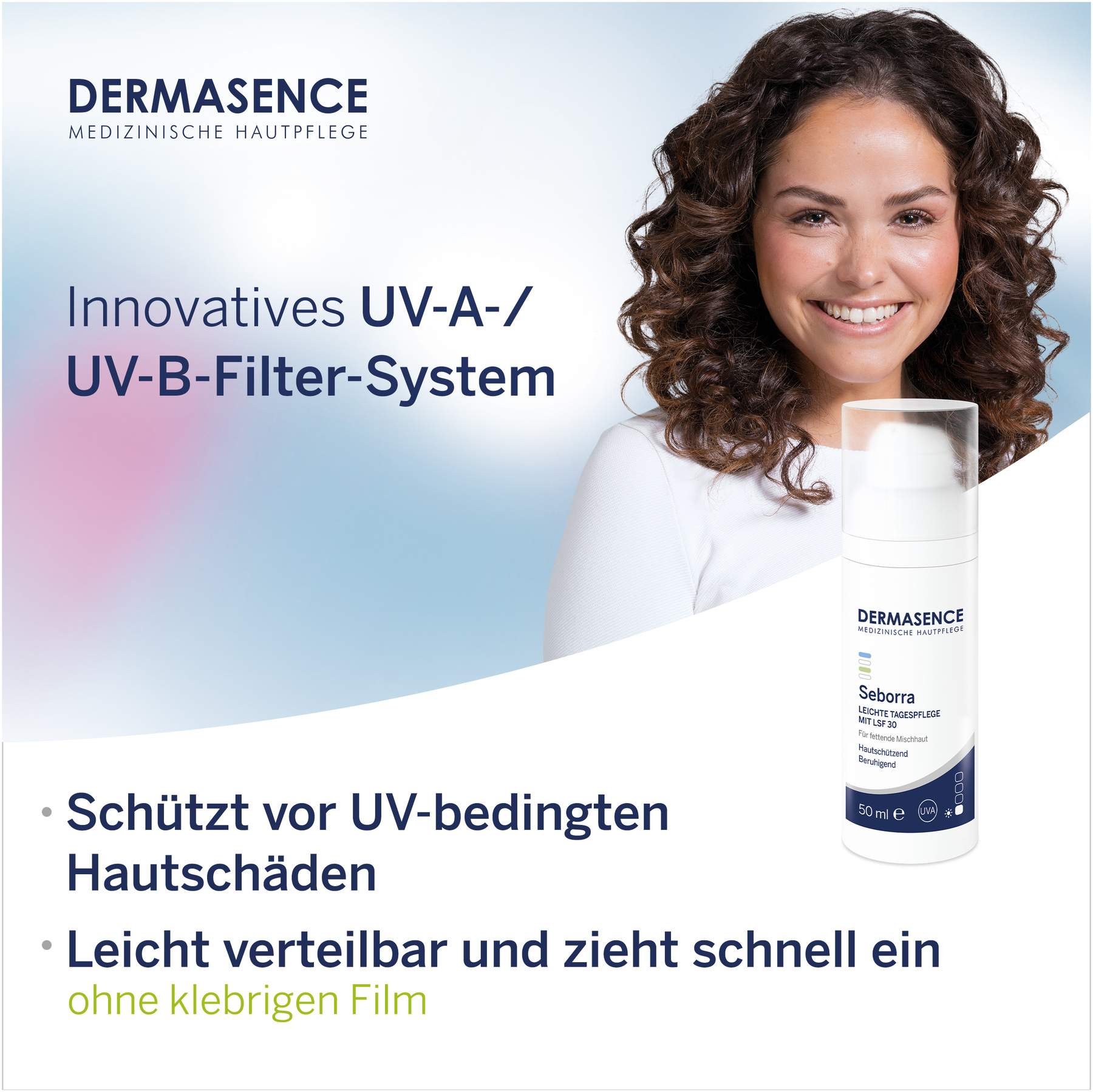 Dermasence Seborra Leichte Tagespflege Lsf 30 50 ml