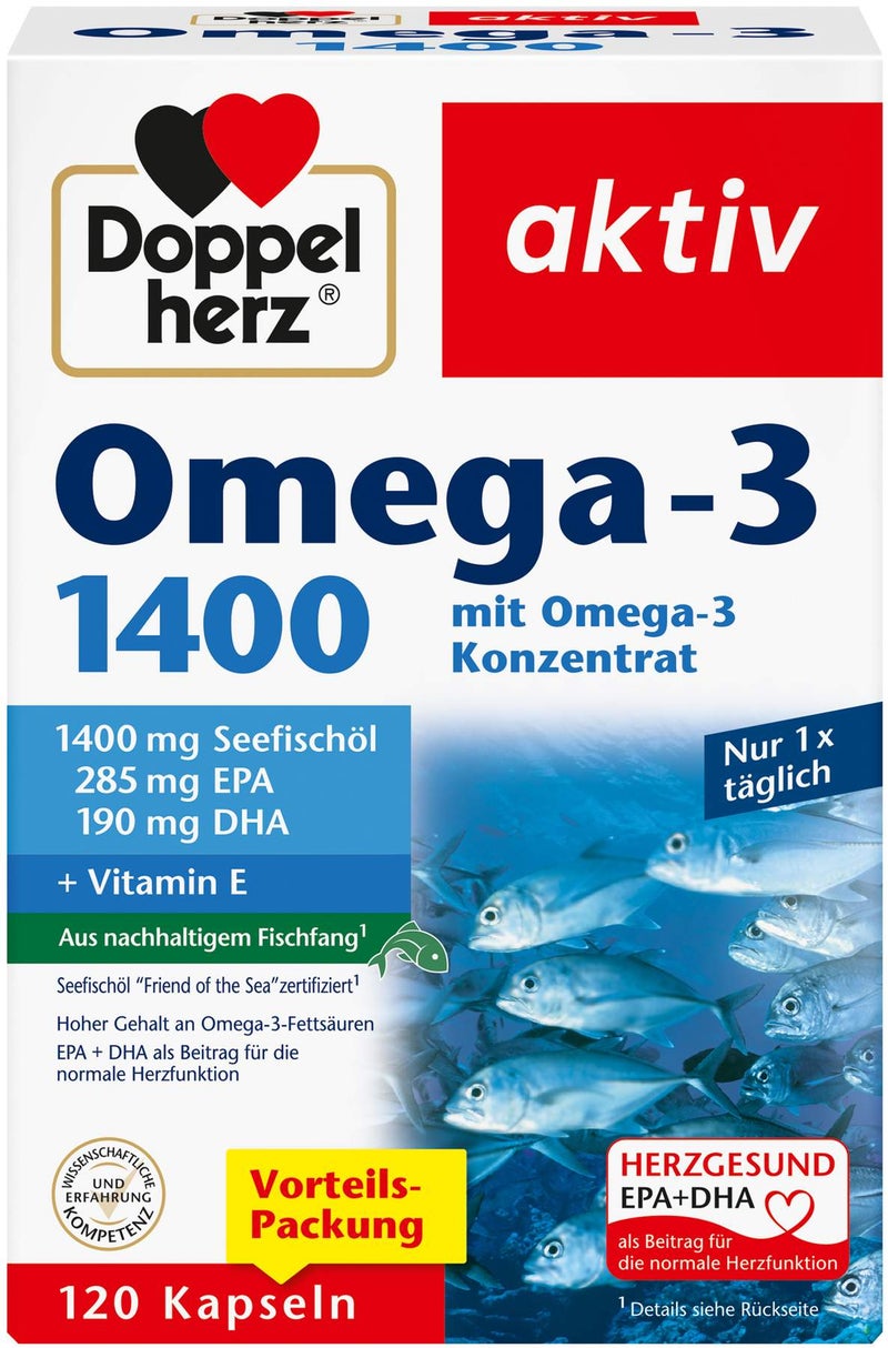 Doppelherz aktiv Omega3 1.400 120 Kapseln