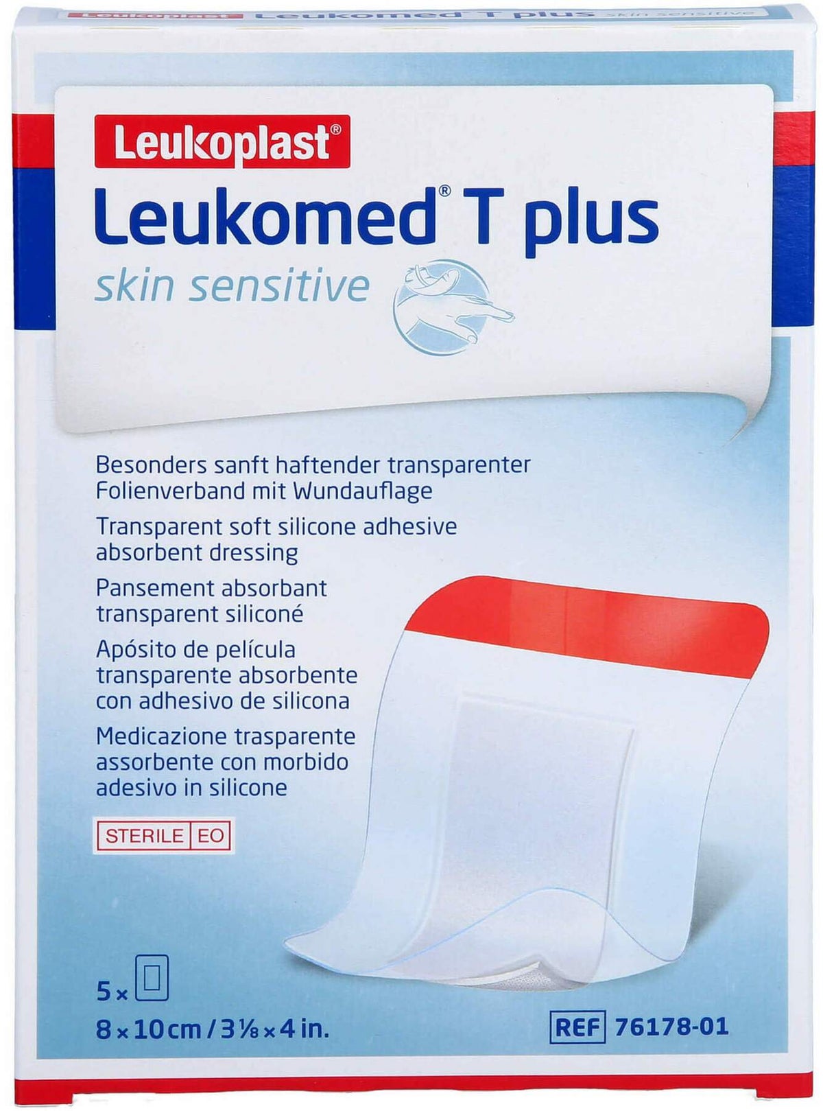 Leukomed T Plus Skin Sensitive Steril 8 X 10 cm 5