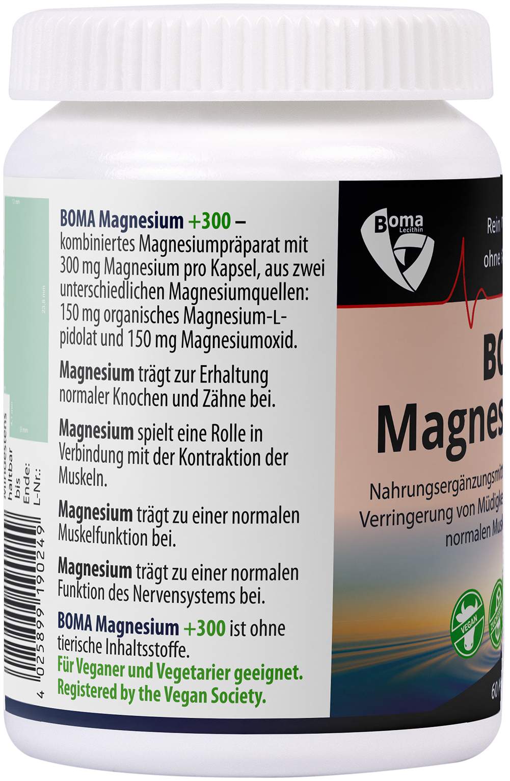 Magnesium +300 60 Kapseln
