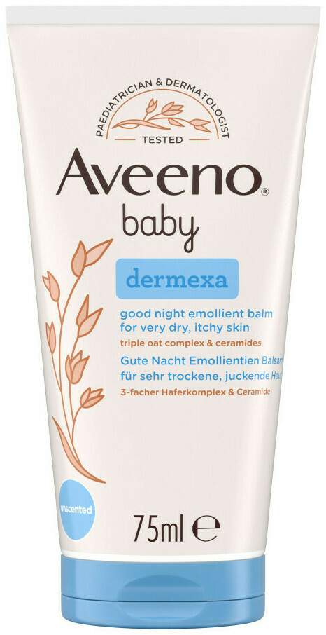 Aveeno baby Dermexa Gute Nacht Emollientien Balsam 75 ml