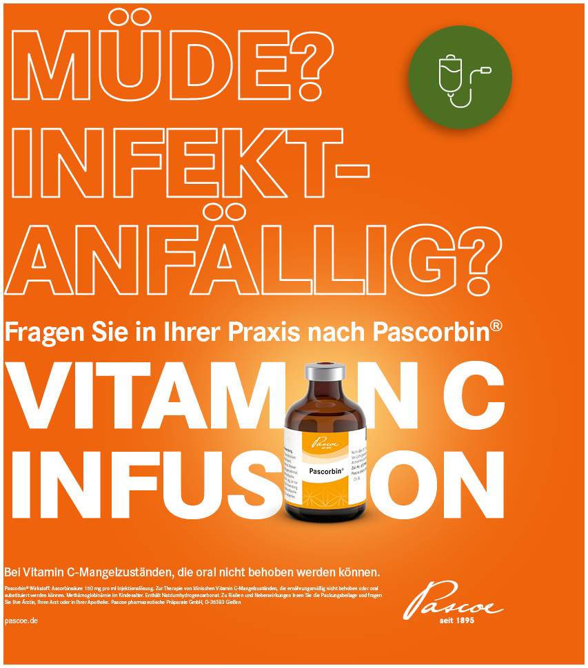 Pascorbin Injektionslösung Injektionsflasche 50 ml