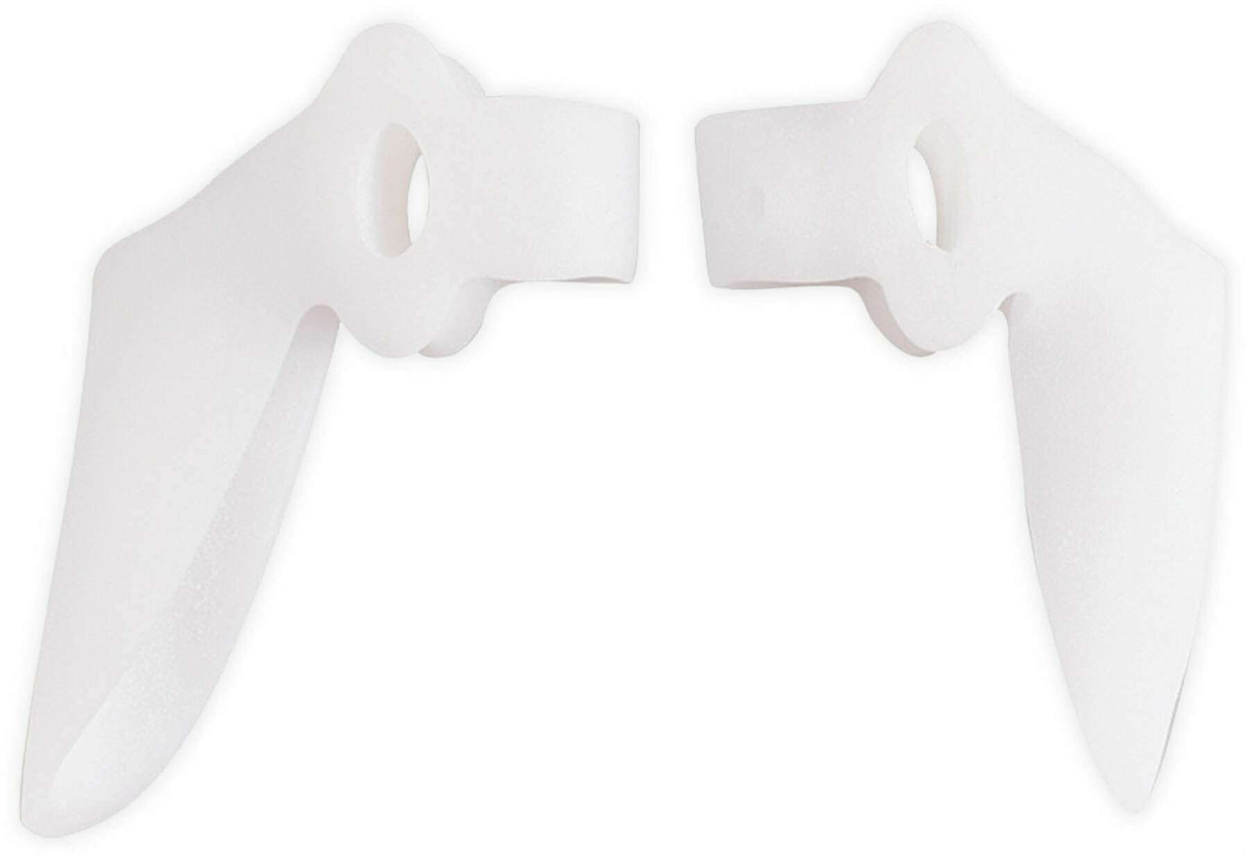Halluxschutz Gel-Double-Ring mit Ballenschutz, weiß 2er Set