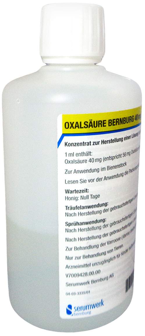 Oxalsäure Bernburg 40 mg Je ml Konz.H.Lsg.F.Bienen