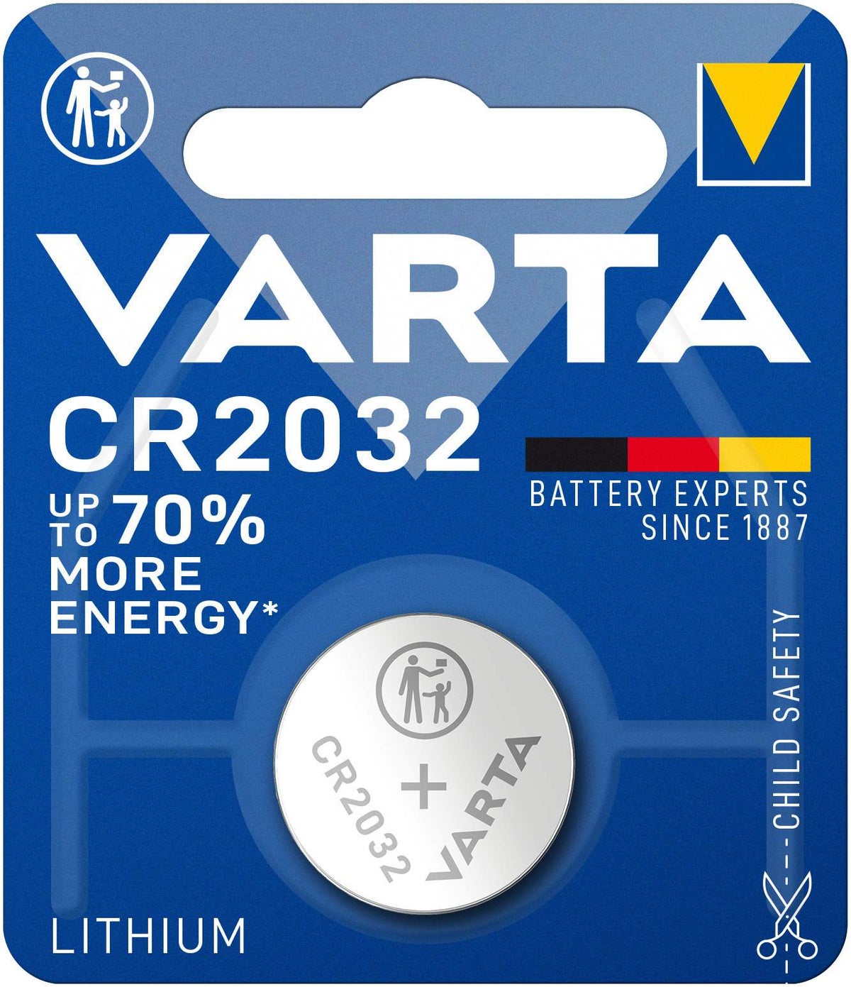 Varta Lithium CR2032 Knopfzelle