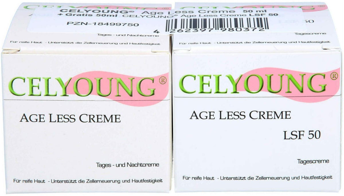 Celyoung Age Less Creme+gratis Lsf 50  2 X 50 ml