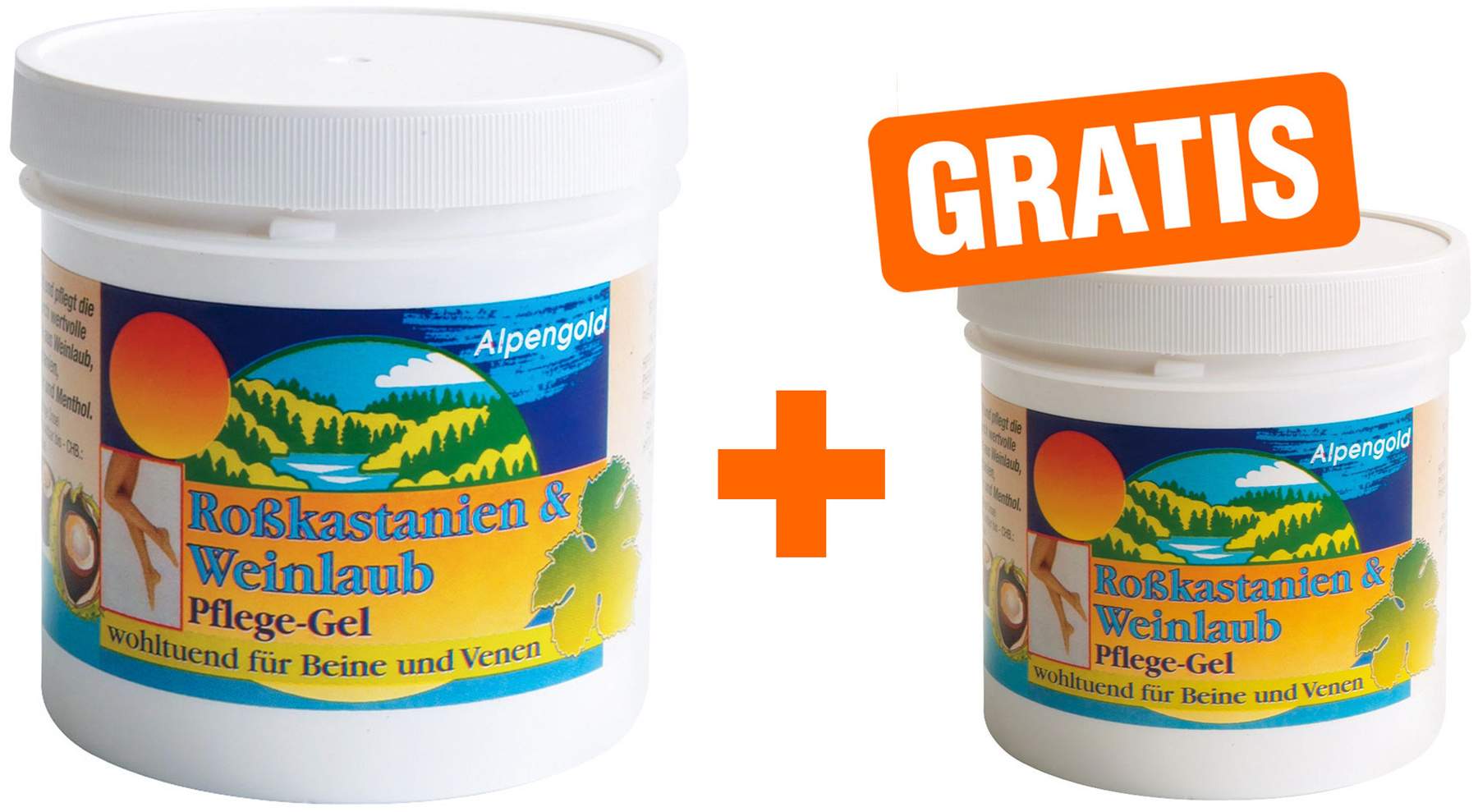 Rosskastanien Weinlaub Gel 500 ml+ Gratis Weinlaub Gel 250 ml