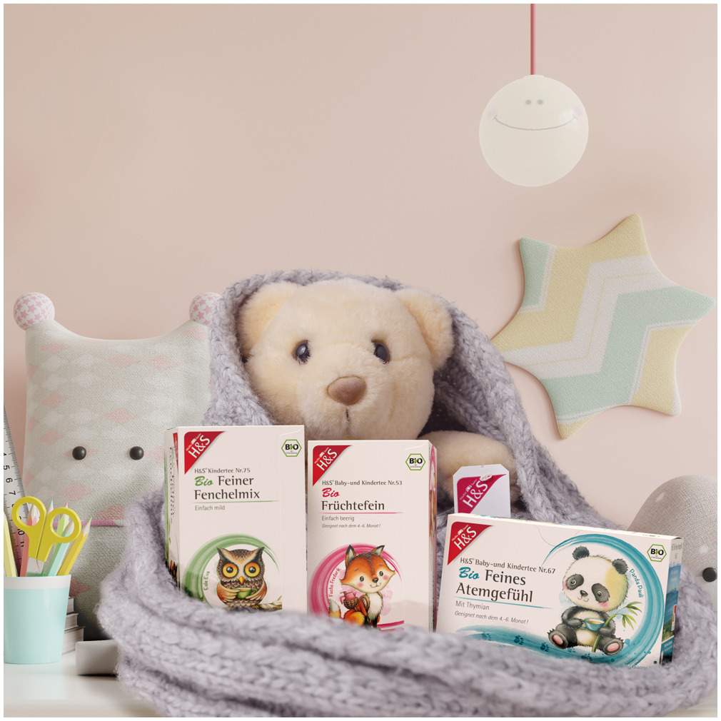 H&S Bio Baby- und Kindertee Feines Atemgefühl 20 Filterbeutel