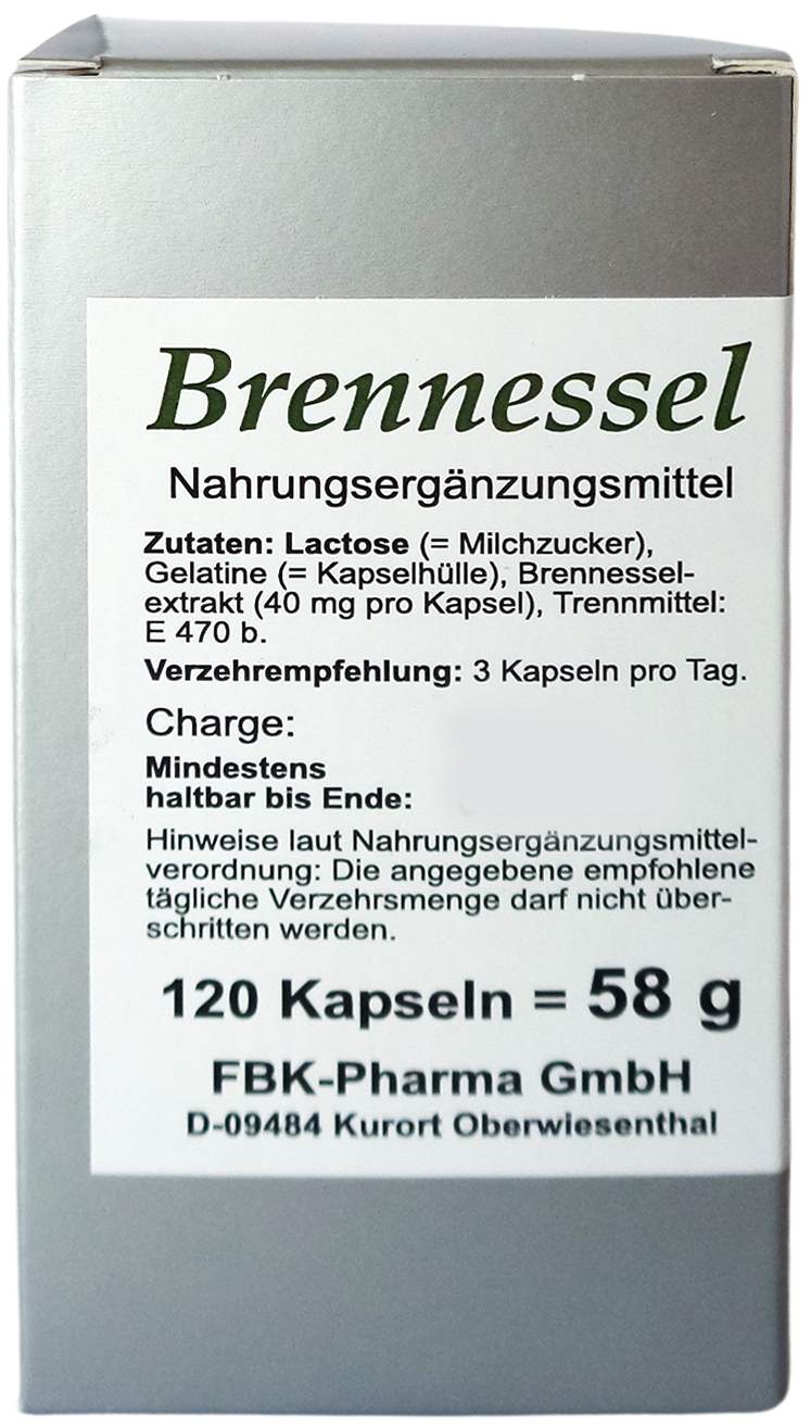 Brennessel 120 Kapseln