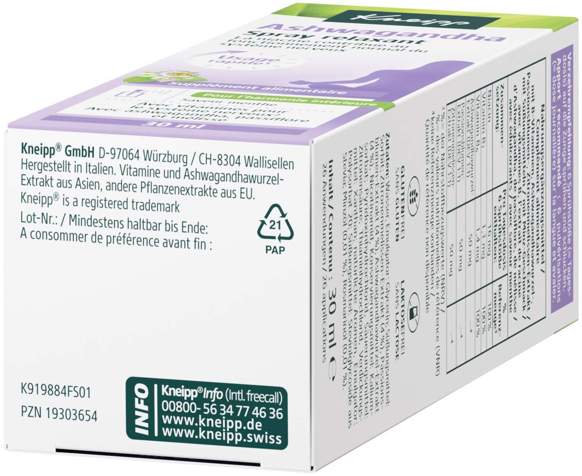 Kneipp Ashwagandha Entspannung Spray 30 ml