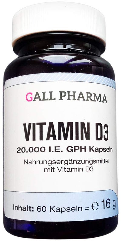 Vitamin D3 20.000 I.E. Gph Kapseln  60 Stück