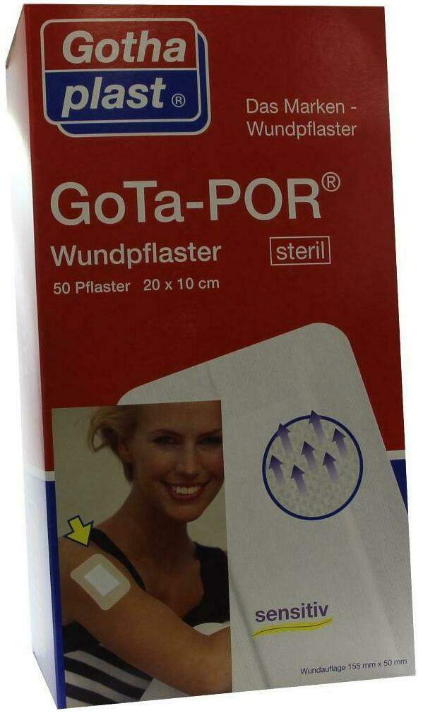 Gota Por Wundpflaster Steril 200 mm X 100 mm 50 Pflaster