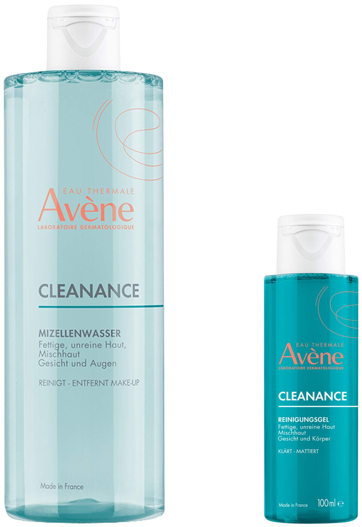 Avene Cleanance Mizellenwasser 400 ml + gratis Avene Cleanance Reinigungsgel 100 ml
