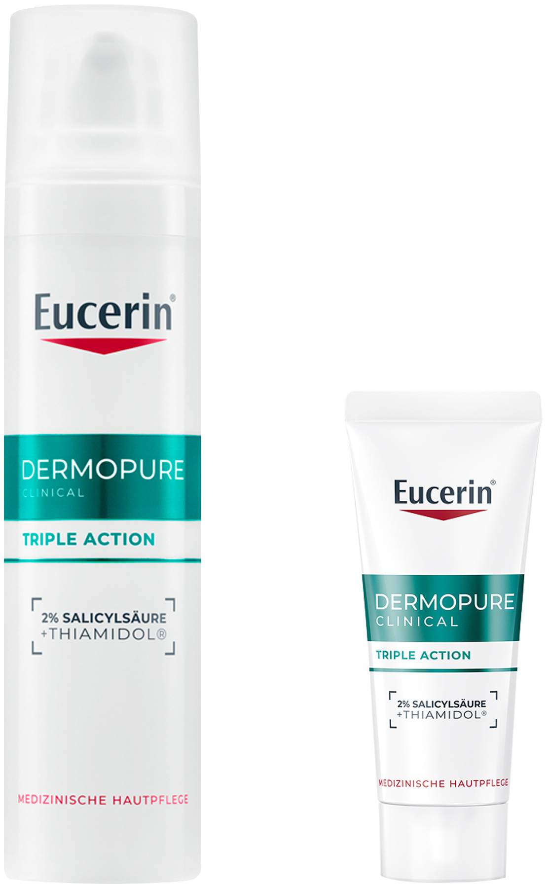 Eucerin DermoPure clinical Triple Action 40 ml + gratis Eucerin Dermopure Clinical Triple Action 7 ml