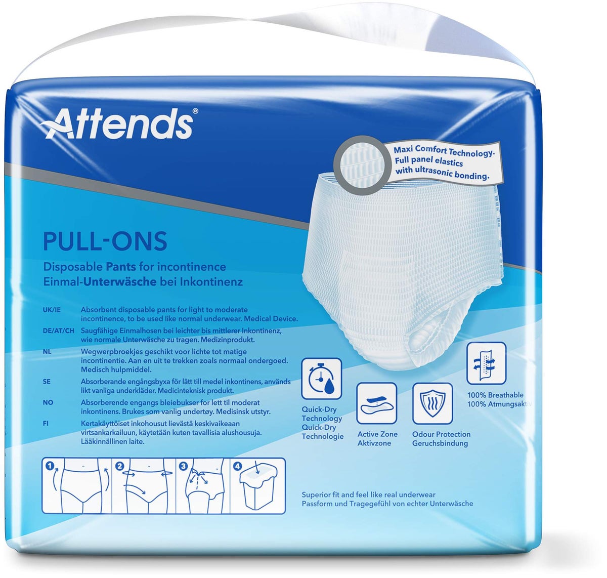 Attends Pull-Ons 4 medium 22 Stück