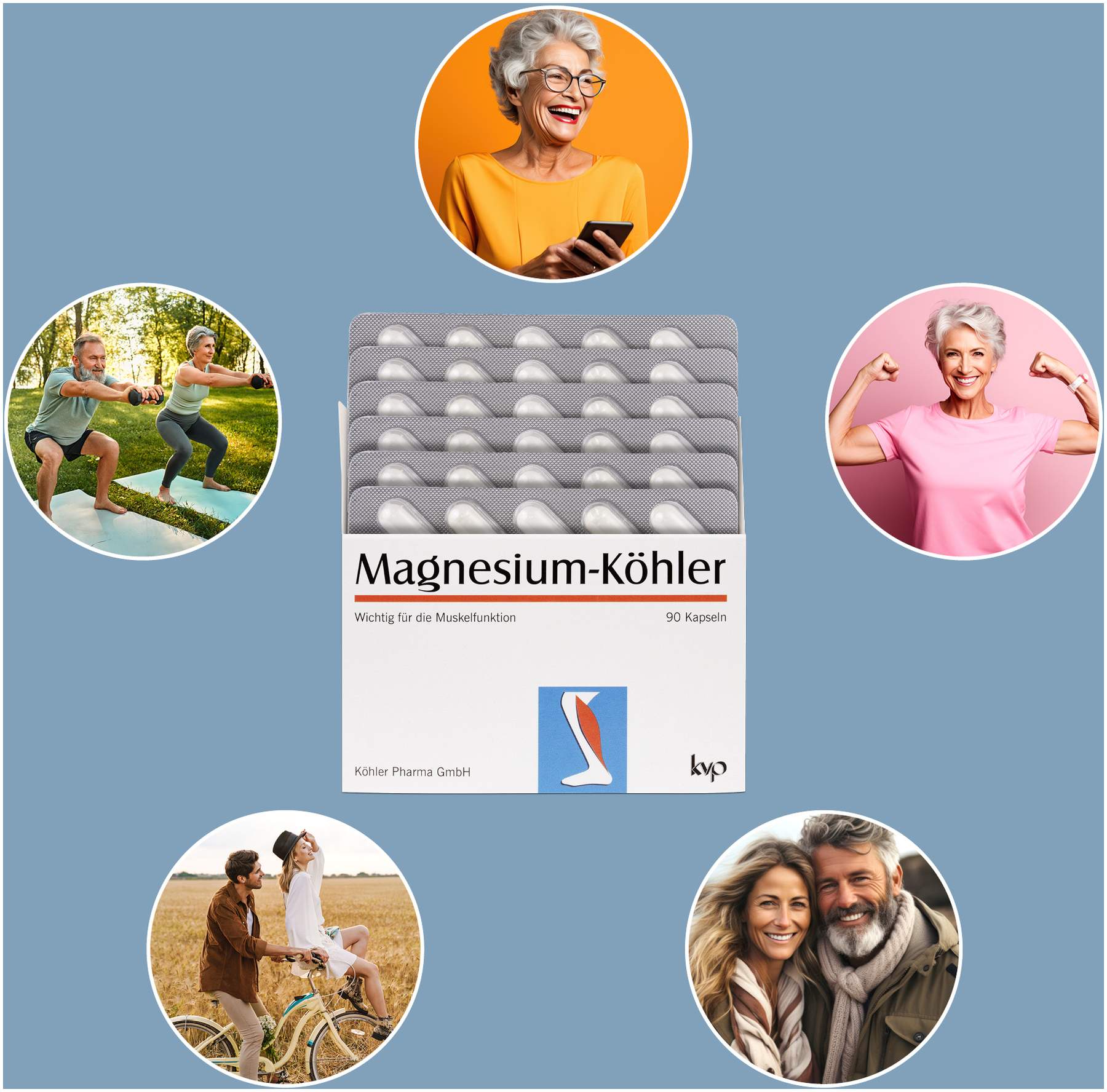 Magnesium Köhler 90 Kapseln