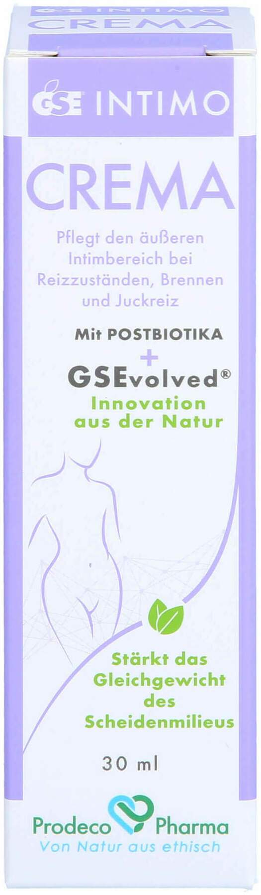 Gse Intimo Crema Mit Postbiotika 30 ml