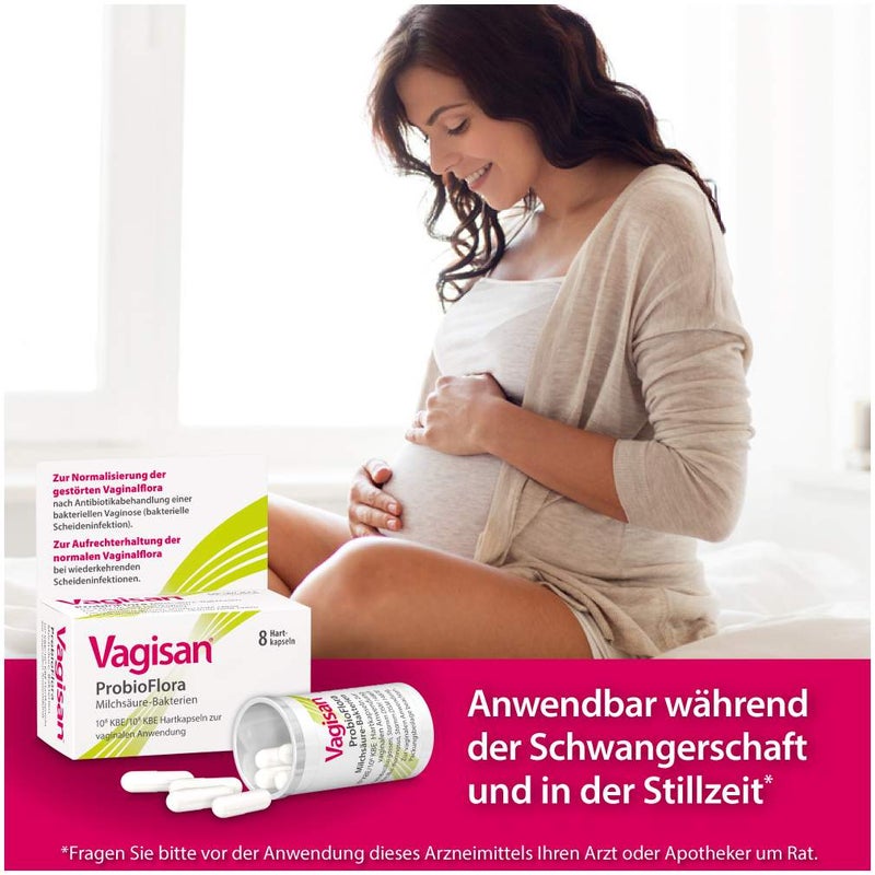 Vagisan ProbioFlora Milchsäure-Bakterien 8 Hartkapseln