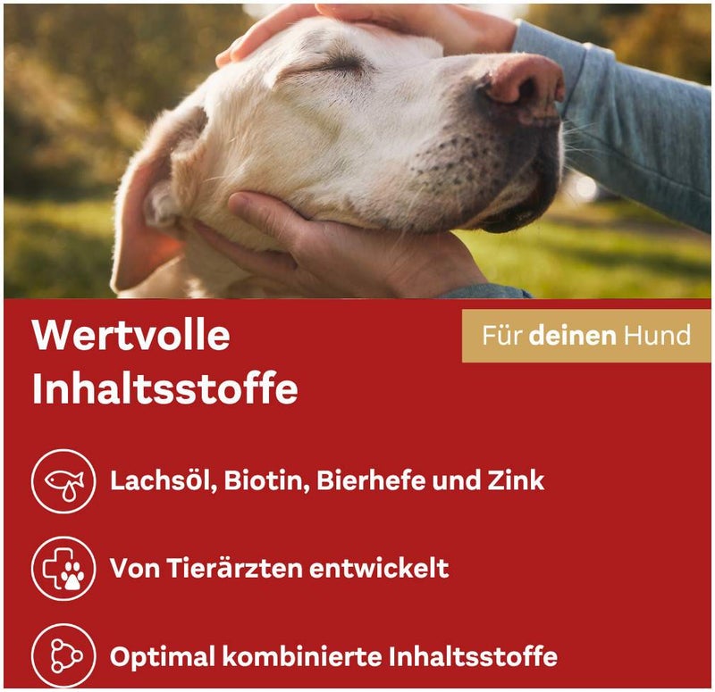 Doppelherz Haut & Fell Complex für Hunde 30 Chews