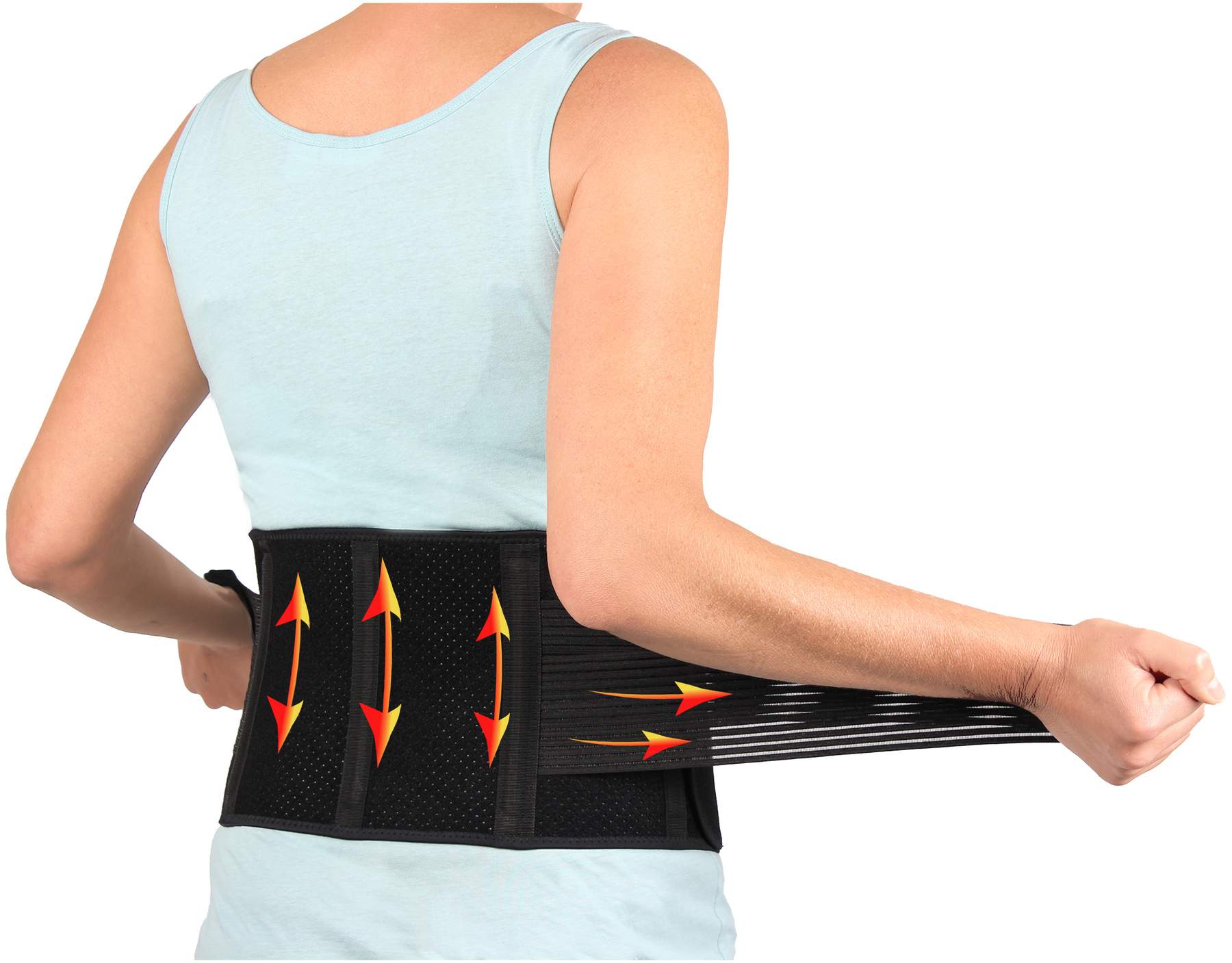 Flexitek Aktiv Rückenbandage mit Klettverschluss Universalgröße